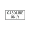 Gasoline Only Araba Sticker 17x17 Cm Gri