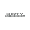 Dirty Diesel Araba Sticker 17x17 Cm Gri
