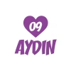 Kalpli 09 Aydın Araba Sticker 17x17 Cm Mor