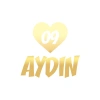 Kalpli 09 Aydın Araba Sticker 17x17 Cm Gold