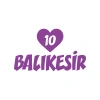 Kalpli 10 Balıkesir Araba Sticker 17x17 Cm Mor