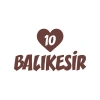 Kalpli 10 Balıkesir Araba Sticker 17x17 Cm Kahverengi
