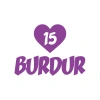 Kalpli 15 Burdur Araba Sticker 17x17 Cm Mor