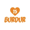 Kalpli 15 Burdur Araba Sticker 17x17 Cm Turuncu