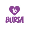 Kalpli 16 Bursa Araba Sticker 17x17 Cm Mor