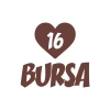 Kalpli 16 Bursa Araba Sticker 17x17 Cm Kahverengi