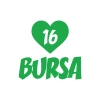 Kalpli 16 Bursa Araba Sticker 17x17 Cm Yeşil