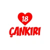 Kalpli 18 Çankırı Araba Sticker 17x17 Cm Kırmızı
