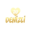 Kalpli 20 Denizli Araba Sticker 17x17 Cm Gold