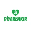 Kalpli 21 Diyarbakır Araba Sticker 17x17 Cm Yeşil