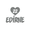 Kalpli 22 Edirne Araba Sticker 17x17 Cm Gri