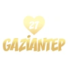 Kalpli 27 Gaziantep Araba Sticker 17x17 Cm Gold
