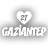 Kalpli 27 Gaziantep Araba Sticker 17x17 Cm Beyaz