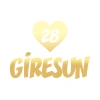 Kalpli 28 Giresun Araba Sticker 17x17 Cm Gold
