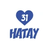Kalpli 31 Hatay Araba Sticker 17x17 Cm Mavi