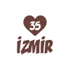 Kalpli 35 İzmir Araba Sticker 17x17 Cm Kahverengi