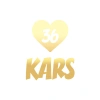Kalpli 36 Kars Araba Sticker 17x17 Cm Gold