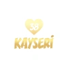 Kalpli 38 Kayseri Araba Sticker 17x17 Cm Gold