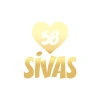 Kalpli 58 Sivas Araba Sticker 17x17 Cm Gold