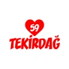 Kalpli 59 Tekirdağ Araba Sticker 17x17 Cm Kırmızı