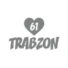 Kalpli 61 Trabzon Araba Sticker 17x17 Cm Gri