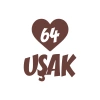Kalpli 64 Uşak Araba Sticker 17x17 Cm Kahverengi