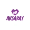 Kalpli 68 Aksaray Araba Sticker 17x17 Cm Mor