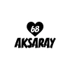 Kalpli 68 Aksaray Araba Sticker 17x17 Cm Siyah