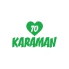 Kalpli 70 Karaman Araba Sticker 17x17 Cm Yeşil