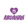Kalpli 75 Ardahan Araba Sticker 17x17 Cm Mor