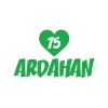 Kalpli 75 Ardahan Araba Sticker 17x17 Cm Yeşil