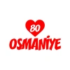 Kalpli 80 Osmaniye Araba Sticker 17x17 Cm Kırmızı