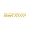 Performance Parts Araba Sticker 17x17 Cm Gold
