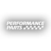 Performance Parts Araba Sticker 17x17 Cm Beyaz