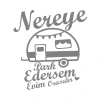 Nereye Park Edersem Evim Orasıdır Karavan Sticker 17x17 Cm Gri