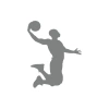 Basketbol Oynayan Adam Araba Sticker 17x17 Cm Gri