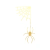 Ağdan Sarkan Örümcek Araba Sticker 17x17 Cm Gold