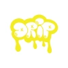 Graffiti Drip Araba Sticker 17x17 Cm Sarı