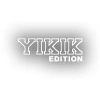 Yıkık Edition Araba Sticker 17x17 Cm Beyaz