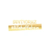 Seviyoruz Allah Affetsin Araba Sticker 17x17 Cm Gold