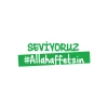 Seviyoruz Allah Affetsin Araba Sticker 17x17 Cm Yeşil