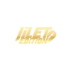 Jilet Edition Araba Sticker 17x17 Cm Gold