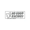 No Good Racing Araba Sticker 17x17 Cm Gri