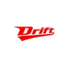 Drift Araba Sticker 17x17 Cm Kırmızı