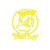 Bad Boy Araba Sticker 17x17 Cm Sarı
