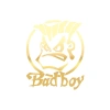 Bad Boy Araba Sticker 17x17 Cm Gold