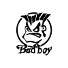 Bad Boy Araba Sticker 17x17 Cm Siyah
