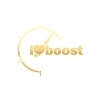 I love Boost Araba Sticker 17x17 Cm Gold