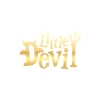 Little Devil Araba Sticker 17x17 Cm Gold