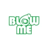 Blow Me Araba Sticker 17x17 Cm Yeşil
